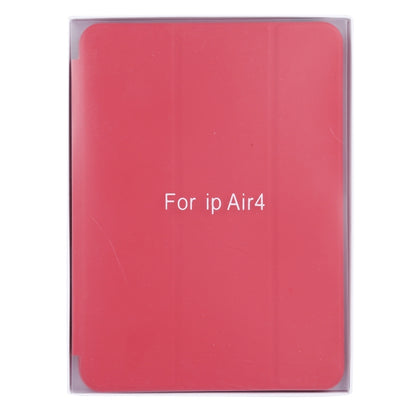 3-fold Horizontal Flip Smart Leather Case with Sleep / Wake-up Function & Holder For iPad Air 4/5 (Red) - iPad Air (2022) / (2020) 10.9 Cases by buy2fix | Online Shopping UK | buy2fix