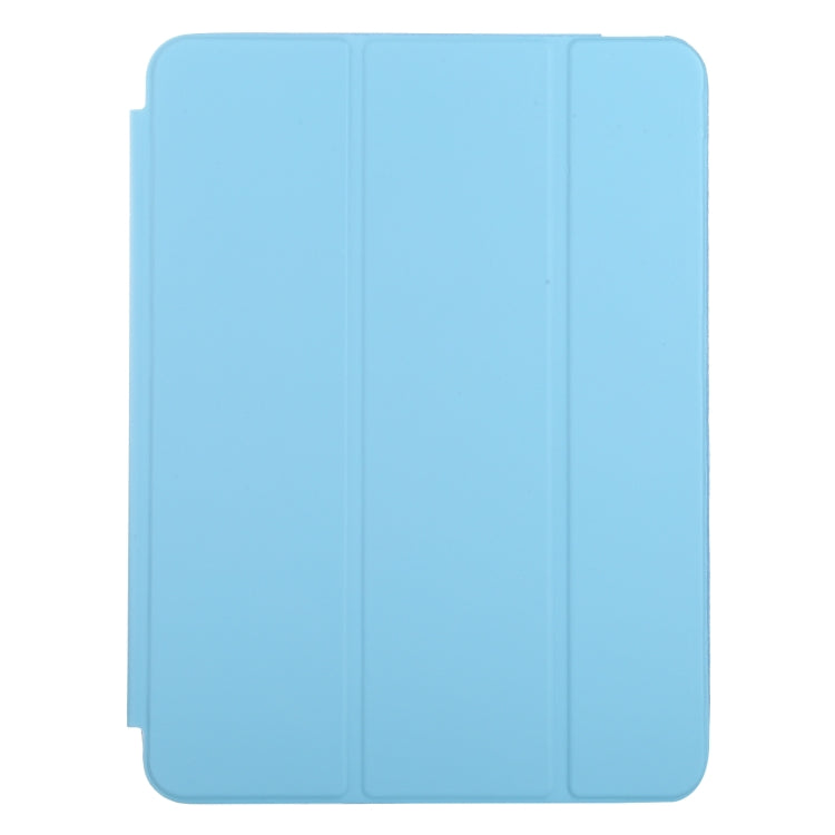 3-fold Horizontal Flip Smart Leather Case with Sleep / Wake-up Function & Holder For iPad Air 4/5 (Blue) - iPad Air (2022) / (2020) 10.9 Cases by buy2fix | Online Shopping UK | buy2fix
