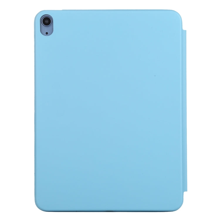 3-fold Horizontal Flip Smart Leather Case with Sleep / Wake-up Function & Holder For iPad Air 4/5 (Blue) - iPad Air (2022) / (2020) 10.9 Cases by buy2fix | Online Shopping UK | buy2fix