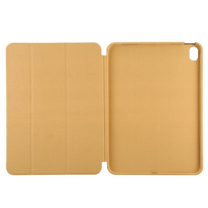 3-fold Horizontal Flip Smart Leather Case with Sleep / Wake-up Function & Holder For iPad Air 4/5 (Light Brown) - iPad Air (2022) / (2020) 10.9 Cases by buy2fix | Online Shopping UK | buy2fix
