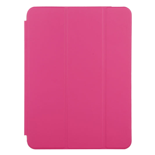 3-fold Horizontal Flip Smart Leather Case with Sleep / Wake-up Function & Holder For iPad Air 4/5 (Rose Red) - iPad Air (2022) / (2020) 10.9 Cases by buy2fix | Online Shopping UK | buy2fix
