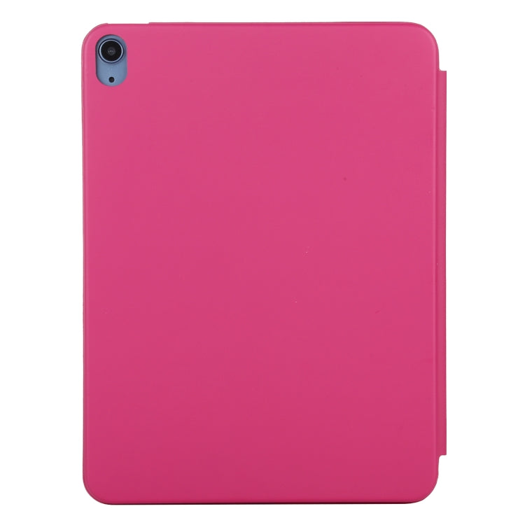 3-fold Horizontal Flip Smart Leather Case with Sleep / Wake-up Function & Holder For iPad Air 4/5 (Rose Red) - iPad Air (2022) / (2020) 10.9 Cases by buy2fix | Online Shopping UK | buy2fix