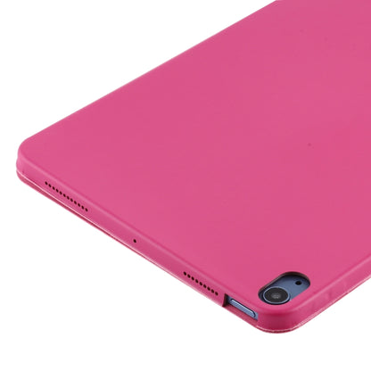 3-fold Horizontal Flip Smart Leather Case with Sleep / Wake-up Function & Holder For iPad Air 4/5 (Rose Red) - iPad Air (2022) / (2020) 10.9 Cases by buy2fix | Online Shopping UK | buy2fix