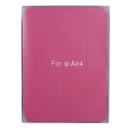 3-fold Horizontal Flip Smart Leather Case with Sleep / Wake-up Function & Holder For iPad Air 4/5 (Rose Red) - iPad Air (2022) / (2020) 10.9 Cases by buy2fix | Online Shopping UK | buy2fix