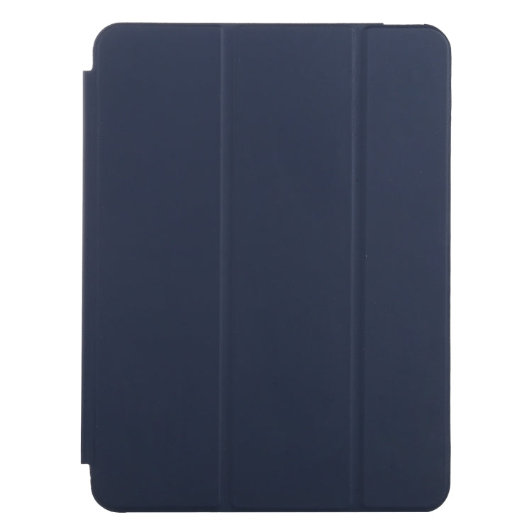 3-fold Horizontal Flip Smart Leather Case with Sleep / Wake-up Function & Holder For iPad Air 4/5 (Dark Blue) - iPad Air (2022) / (2020) 10.9 Cases by buy2fix | Online Shopping UK | buy2fix