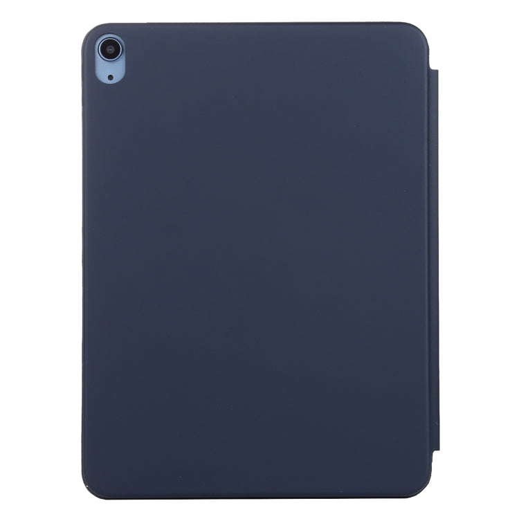 3-fold Horizontal Flip Smart Leather Case with Sleep / Wake-up Function & Holder For iPad Air 4/5 (Dark Blue) - iPad Air (2022) / (2020) 10.9 Cases by buy2fix | Online Shopping UK | buy2fix