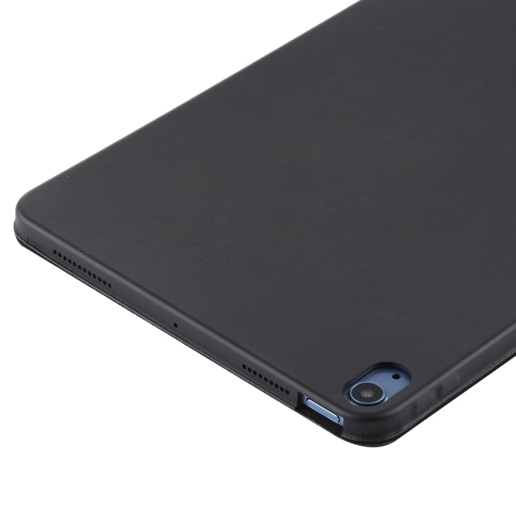 3-fold Horizontal Flip Smart Leather Case with Sleep / Wake-up Function & Holder For iPad Air 4/5(Black) - iPad Air (2022) / (2020) 10.9 Cases by buy2fix | Online Shopping UK | buy2fix