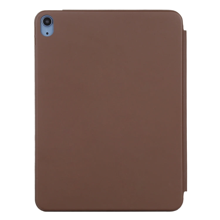 3-fold Horizontal Flip Smart Leather Case with Sleep / Wake-up Function & Holder For iPad Air 4/5 (Brown) - iPad Air (2022) / (2020) 10.9 Cases by buy2fix | Online Shopping UK | buy2fix