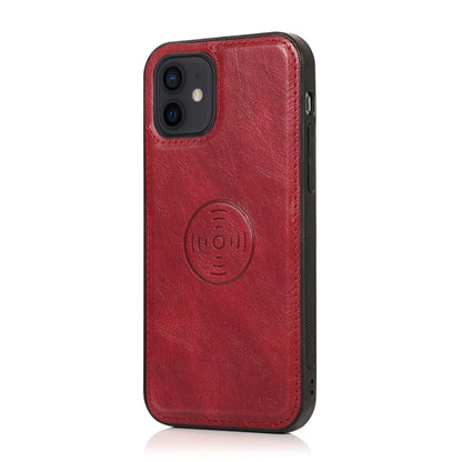 For iPhone 12 mini Multiple Card Slots Detachable Magnetic Horizontal Flip Leather Case with Card Slots & Holder & Wallet (Red) - iPhone 12 mini Cases by buy2fix | Online Shopping UK | buy2fix