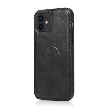 For iPhone 12 mini Multiple Card Slots Detachable Magnetic Horizontal Flip Leather Case with Card Slots & Holder & Wallet (Black) - iPhone 12 mini Cases by buy2fix | Online Shopping UK | buy2fix