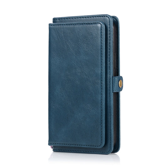 For iPhone 12 mini Multiple Card Slots Detachable Magnetic Horizontal Flip Leather Case with Card Slots & Holder & Wallet (Navy Blue) - iPhone 12 mini Cases by buy2fix | Online Shopping UK | buy2fix