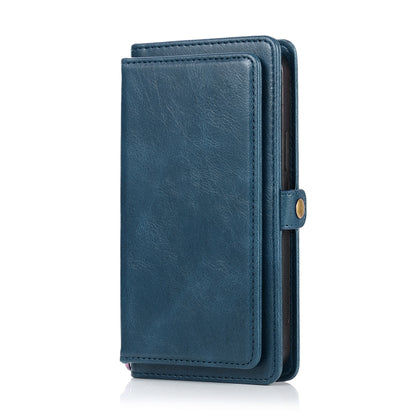 For iPhone 12 / 12 Pro Multiple Card Slots Detachable Magnetic Horizontal Flip Leather Case with Card Slots & Holder & Wallet(Navy Blue) - iPhone 12 / 12 Pro Cases by buy2fix | Online Shopping UK | buy2fix