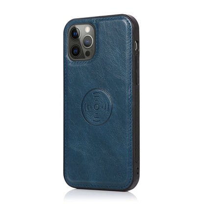 For iPhone 12 / 12 Pro Multiple Card Slots Detachable Magnetic Horizontal Flip Leather Case with Card Slots & Holder & Wallet(Navy Blue) - iPhone 12 / 12 Pro Cases by buy2fix | Online Shopping UK | buy2fix