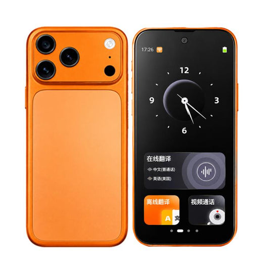 F80 Pro 4.7 inch Portable Audio and Video Calling AI Smart Translator(Orange)
