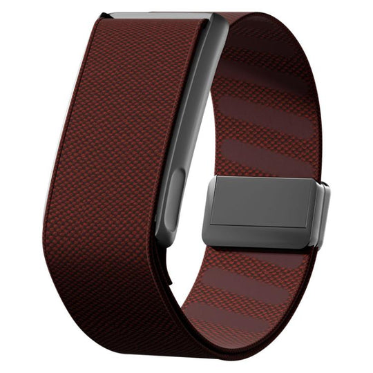 For WHOOP 5.0 Regular Metal Frame Integrated Magnetic Clasp Nylon Watch Band(Rust Red)
