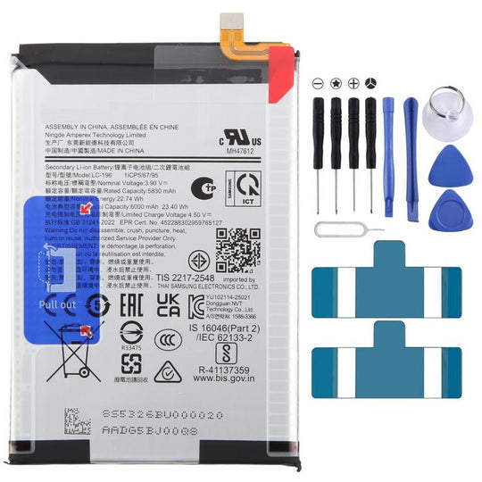 For Galaxy A07 5G SM-A076M/B/F 6000mAh LC-196 Battery