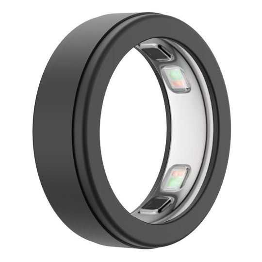 xDfind For Oura Ring5 Smart Ring Silicone Cover, Size:S(Black)