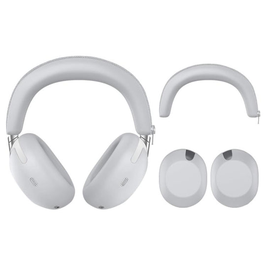 For Sony WH-1000XX Soft Silicone Over-Ear Headset Protective Case(Light Grey)