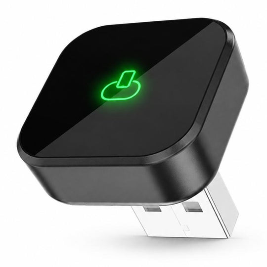 2 in 1 Car mini Smart Box Wireless Android Auto CarPlay Adapter(Black)