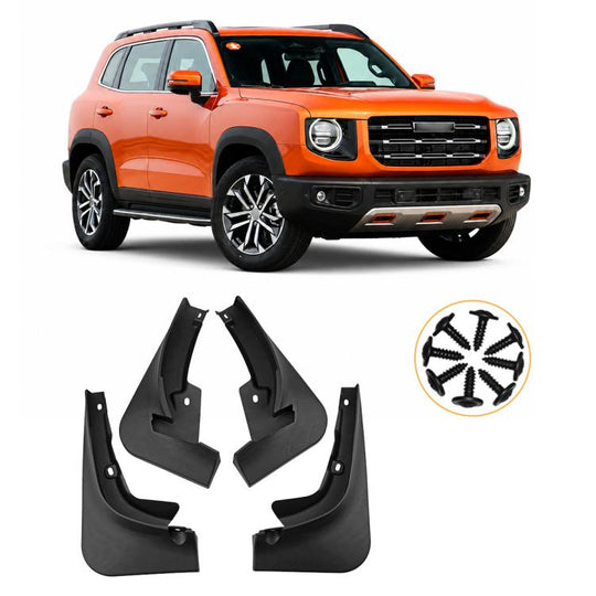 For GreatWall Haval Dargo with Pedal 2021 4pcs/Set Car Wheel Splash Flaps Fender Guard