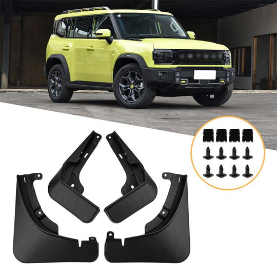 For Chery Jetour Traveler Shanhai T2 2023 4pcs/Set Car Wheel Splash Flaps Fender Guard