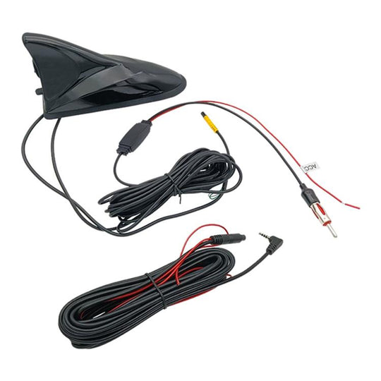 Car Shark Fin AHD Camera Radio Antenna Active Receiver(Black)