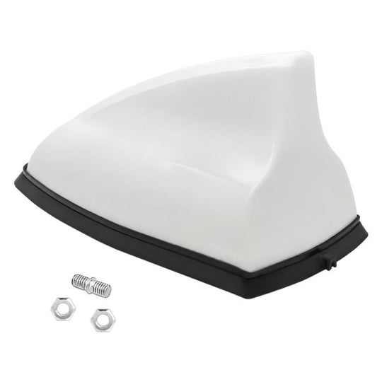 Car Auto Shark Fin Dome Antenna Decoration(White)