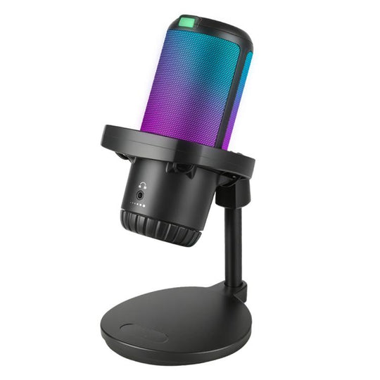 APK005 AI Smart Noise Reduction Condenser Desktop Microphone(Black)