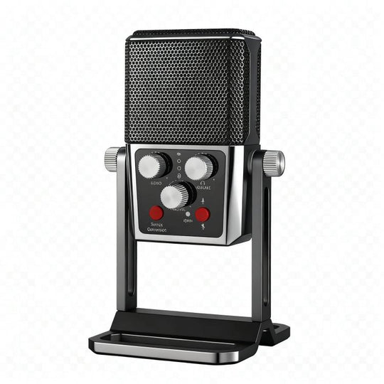 BM-959PL Multi-directional Switching ASMR Recording Condenser Microphone(Black)