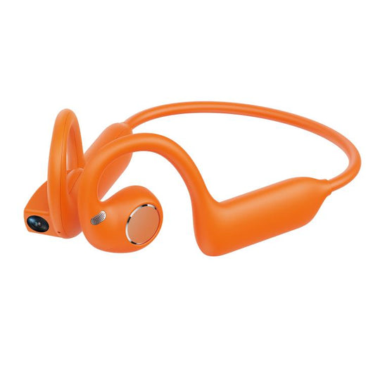 E12 Smart AI Headphones with 8MP HD Camera, Video Recording, Al Smart Voice Assistant(Orange)