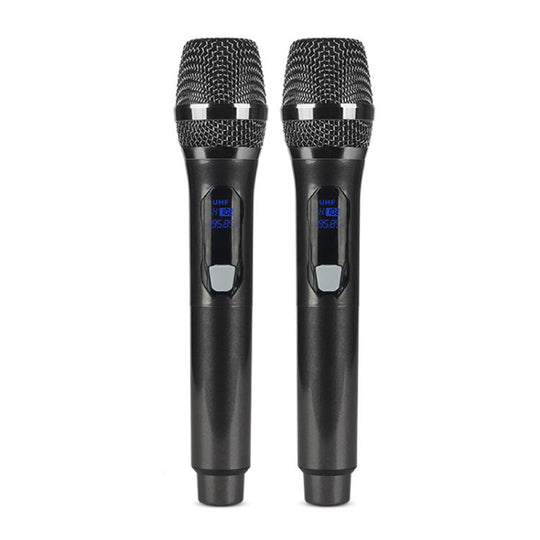 E1 UHF 1 to 2 Rechargeable Wireless Microphone(Grey)