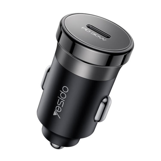 Yesido Y74 PD30W Single USB-C / Type-C Mini Car Charger(Black)
