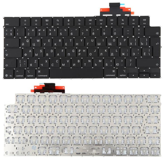 For MacBook A3448 A3449 UK Big Enter Keyboard, Language:Russian