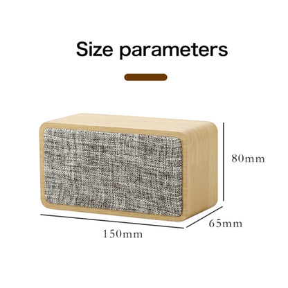 Q2 Double Speaker Wooden Bluetooth Speaker(Walnut) - Desktop Speaker by buy2fix | Online Shopping UK | buy2fix