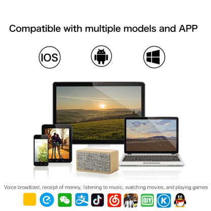 Q2 Double Speaker Wooden Bluetooth Speaker(Walnut) - Desktop Speaker by buy2fix | Online Shopping UK | buy2fix