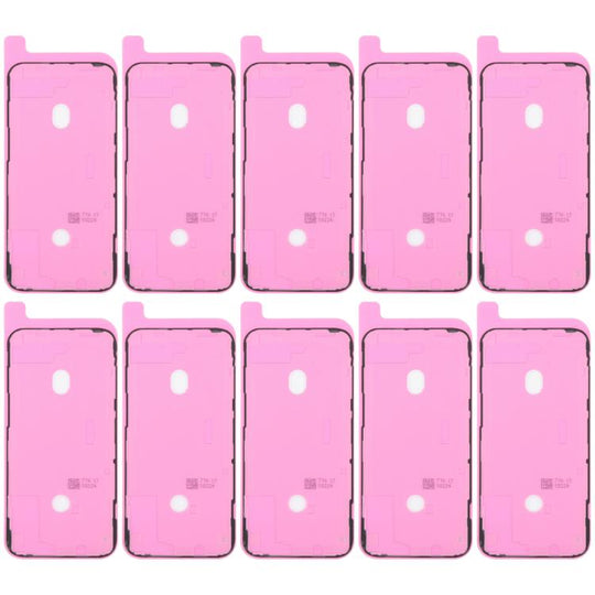 For iPhone 12 Pro Max 10pcs OEM LCD Frame Bezel Waterproof Adhesive Gasket, Airtightness Test Compatible