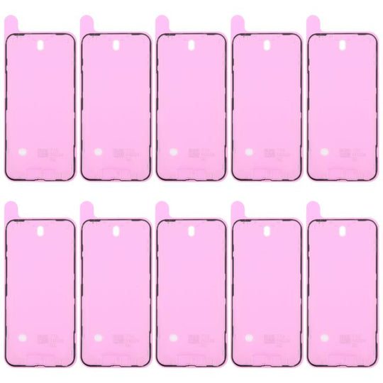 For iPhone 14 Plus 10pcs OEM LCD Frame Bezel Waterproof Adhesive Gasket, Airtightness Test Compatible