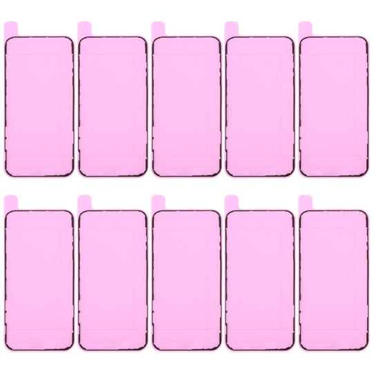 For iPhone XR 10pcs OEM LCD Frame Bezel Waterproof Adhesive Gasket, Airtightness Test Compatible