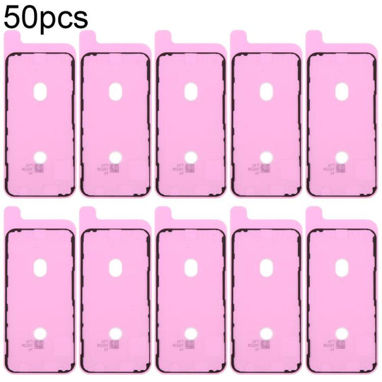 For iPhone 12 mini 50pcs OEM LCD Frame Bezel Waterproof Adhesive Gasket, Airtightness Test Compatible