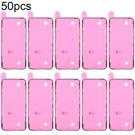 For iPhone 13 Pro 50pcs OEM LCD Frame Bezel Waterproof Adhesive Gasket, Airtightness Test Compatible