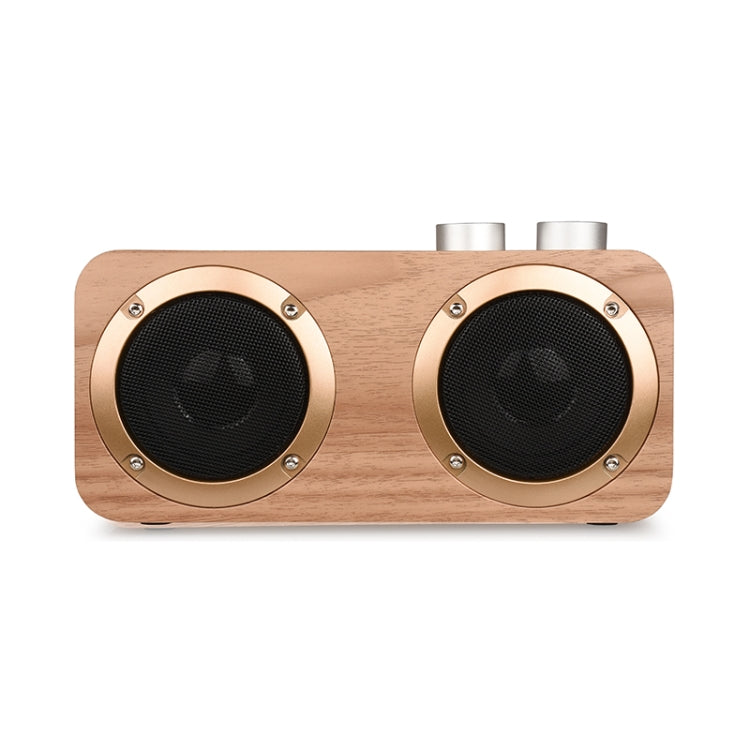 Q7 Subwoofer Wooden Bluetooth Speaker, Support TF Card & U Disk & 3.5mm AUX(Walnut) - Desktop Speaker by buy2fix | Online Shopping UK | buy2fix