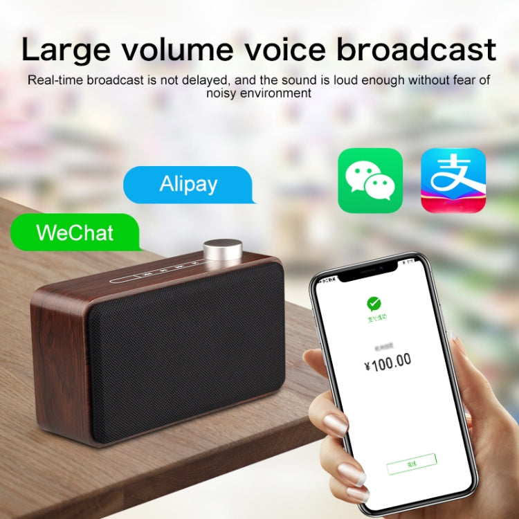 W5A Subwoofer Fabric Wooden Touch Bluetooth Speaker, Support TF Card & U Disk & 3.5mm AUX(Walnut) - Desktop Speaker by buy2fix | Online Shopping UK | buy2fix