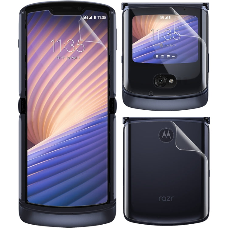 For Motorola Razr 5G IMAK Hydrogel Film III Full Coverage Screen + Back Cover Protector by imak