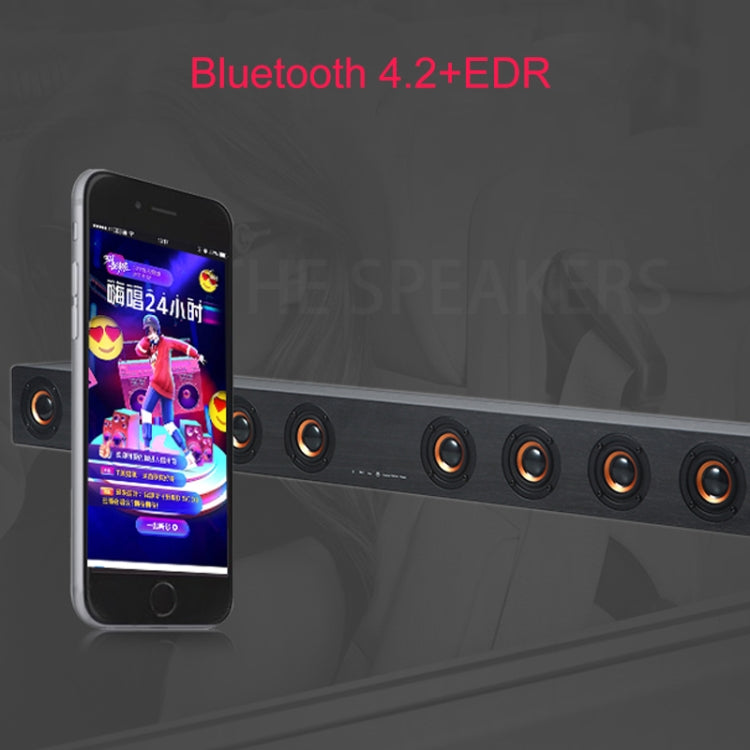 D90+ Subwoofer Wooden Bluetooth 4.2 Speaker with Remote Control, Support TF Card & 3.5mm AUX Coaxial & Optical Fiber & U Disk(Yellow) - Desktop Speaker by buy2fix | Online Shopping UK | buy2fix