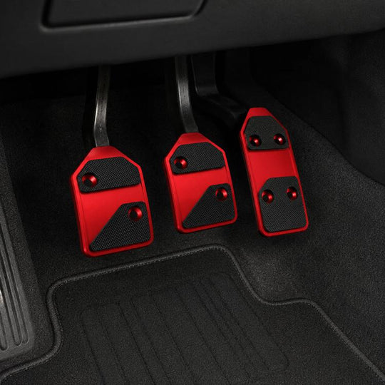 3 PCS/Set CAM-049 Aluminum Pedal Covers For Polaris Slingshot 2017+(Red)