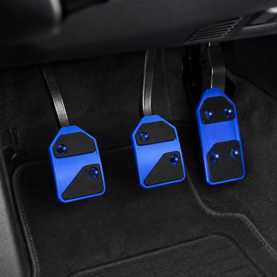 3 PCS/Set CAM-049 Aluminum Pedal Covers For Polaris Slingshot 2017+(Blue)