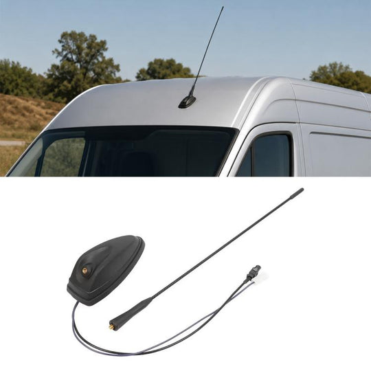 For Mercedes-Benz Sprinter 2006-2017 Car Roof Radio Antenna A9068200475, 2E0035507(Black)