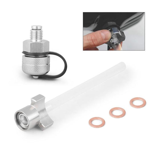 M12x1.5 Magnetic Car Modification Quick-rotating Stainless Steel Oil Pan Drain Valve(Silver)