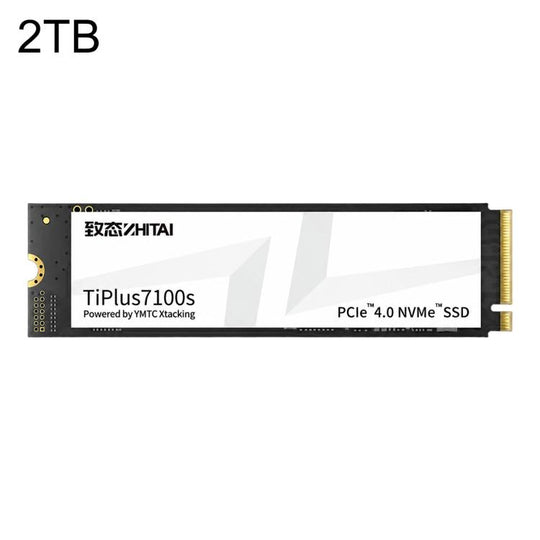 ZHITAI TiPlus7100s 2TB PCIe 4.0 NVMe M.2 SSD Internal Solid State Drive for Desktop PC and Laptop(Black)