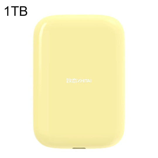 ZHITAI USB 3.2 Gen 2x2 SSD Magnetic Portable Internal Solid State Drive Support ProRes 4K Video Recording, Capacity:1TB(Yellow)